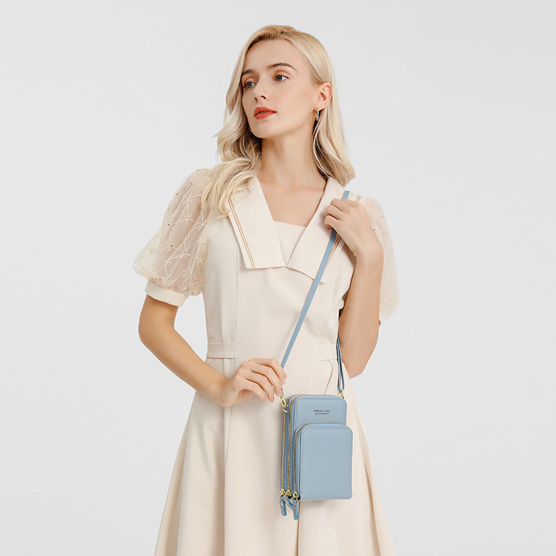 Crossbody Bag Women Tri-fold Pockets Phone Bags Crossbody Bag Women Tri-fold Pockets Phone Bags